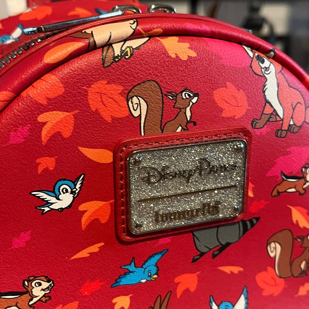 Loungefly Disney Parks Critter Red Backpack-like new - Picture 2 of 13